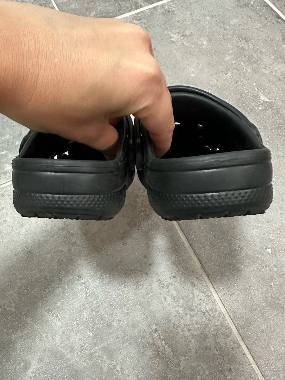 CROCS classic clogs in black